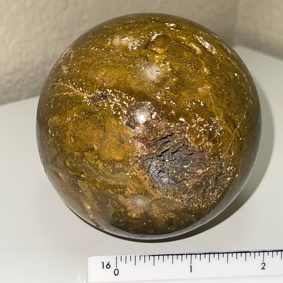 Medium Ocean Jasper Sphere - Picture 4 of 12